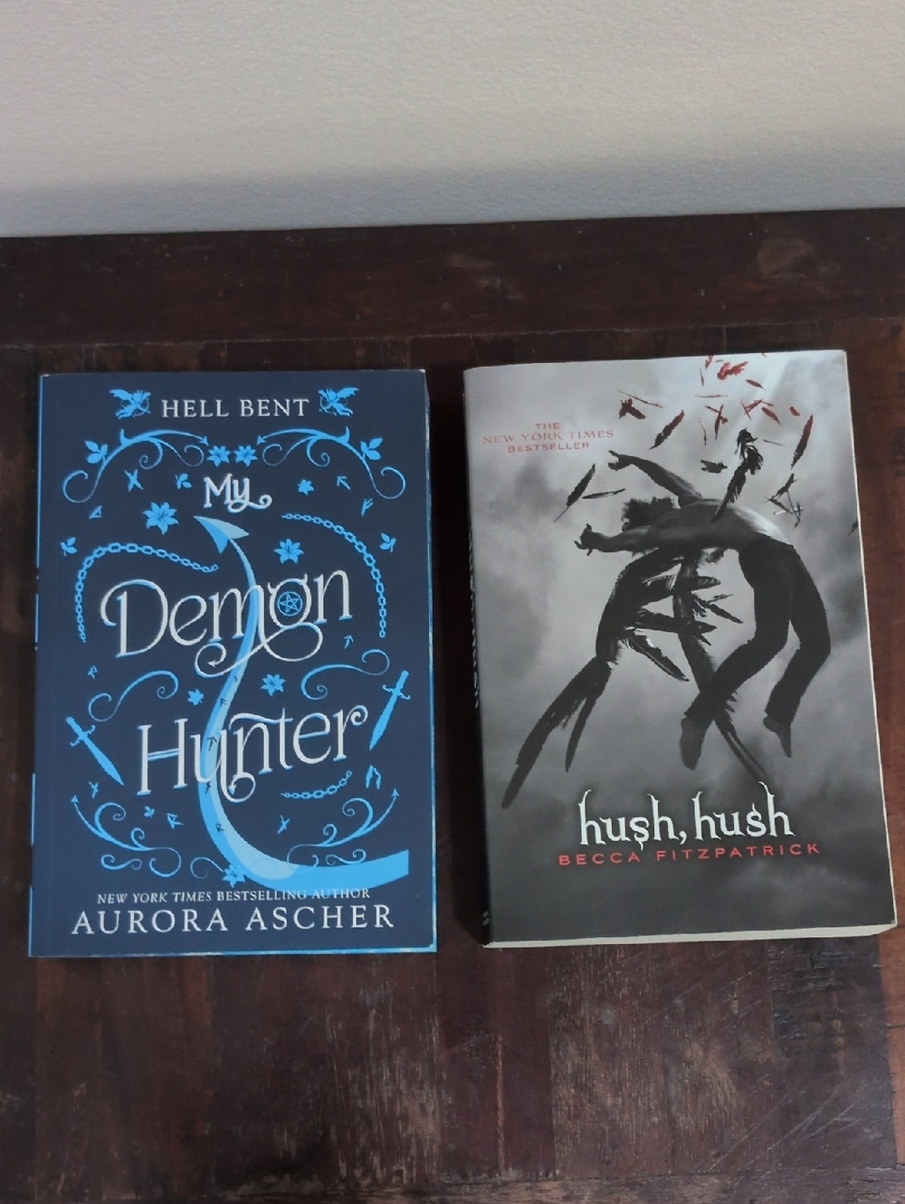Becca Fitzpatrick Aurora Ascher Paperback Lot of 2 Fantasy Fiction Books Used